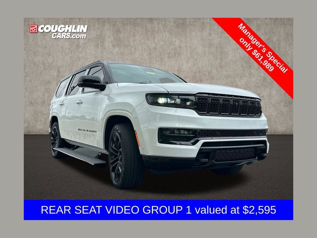 2023 Jeep Grand Wagoneer Series III Obsidian in Other — front three-quarter view